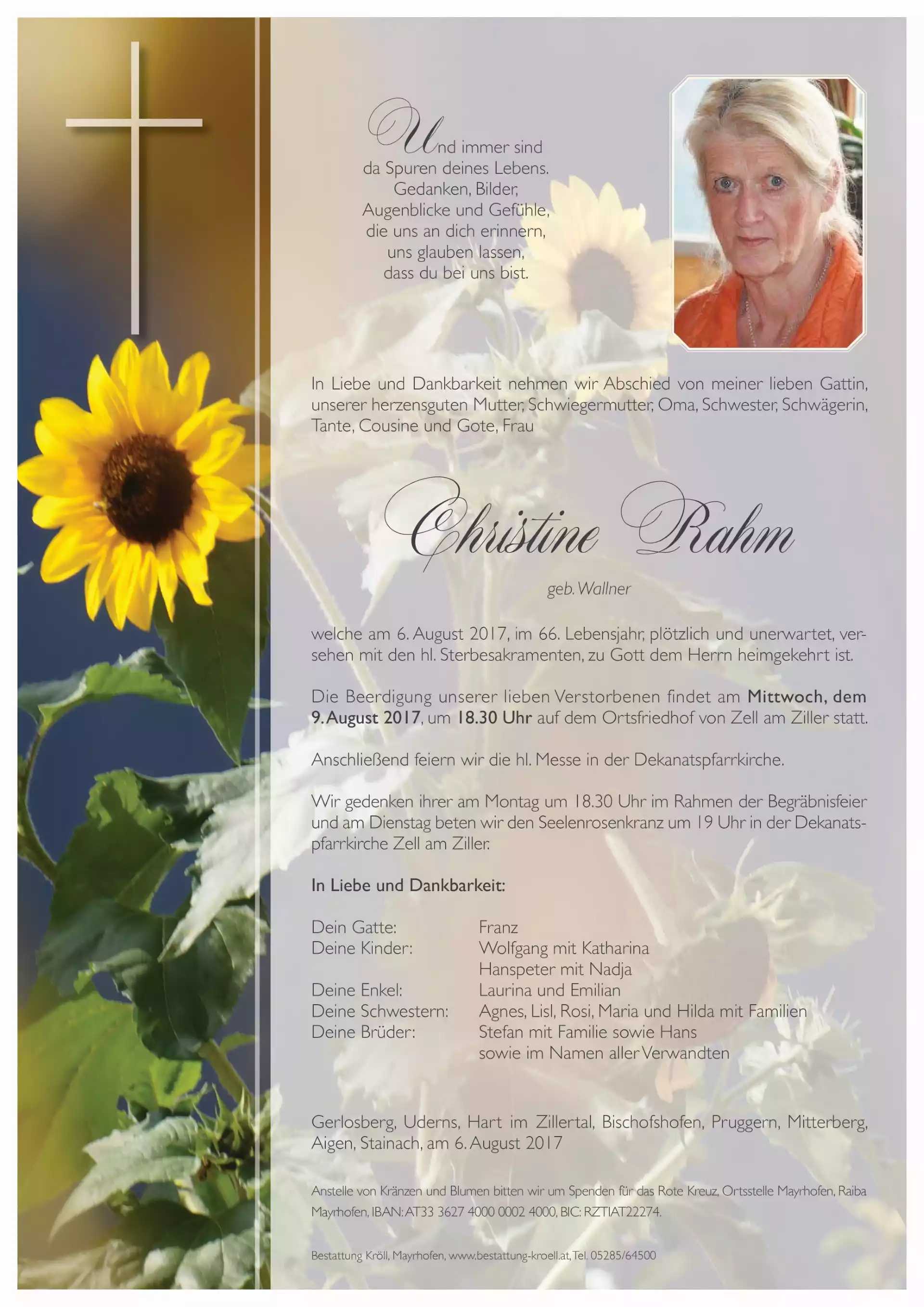 Parte von Christine Rahm